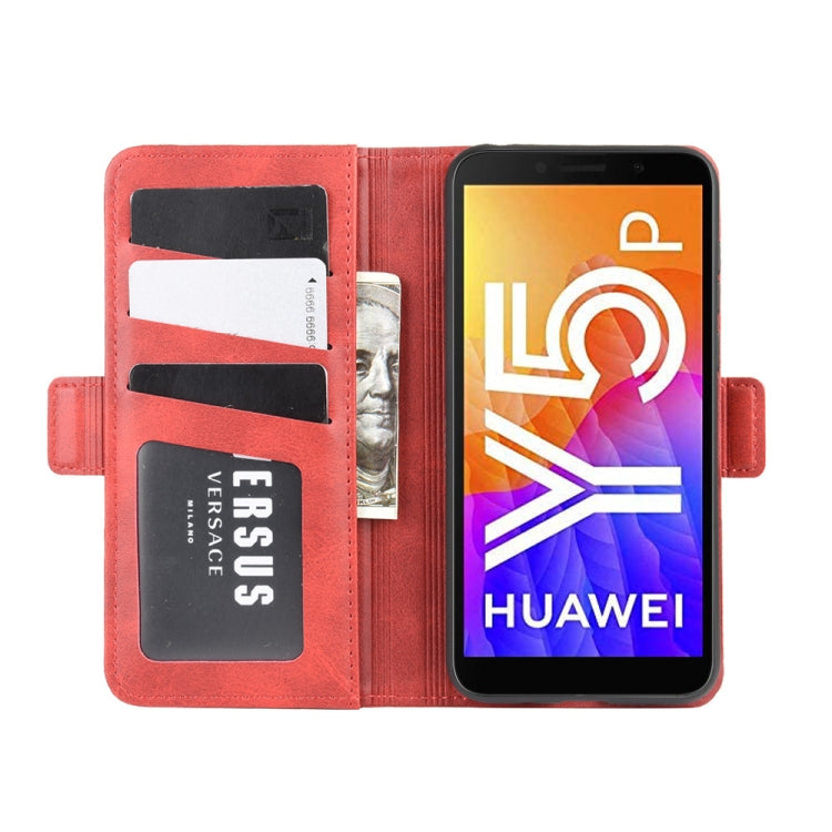 For Huawei Y5p/Honor 9S Dual-side Magnetic Buckle Horizontal Flip Leather Case with Holder & Card Slots & Wallet