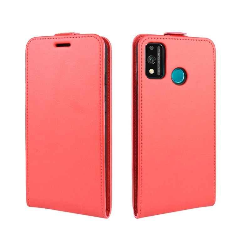 For Huawei Honor 9X lite R64 Texture Single Vertical Flip Leather Protective Case with Card Slots & Photo Frame