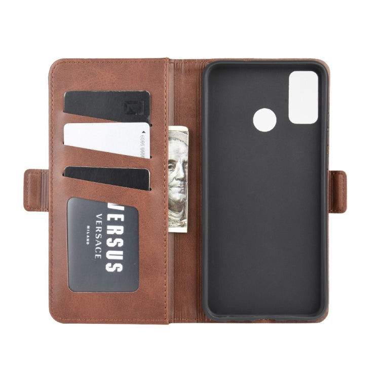 For Huawei Honor 9X lite Dual-side Magnetic Buckle Horizontal Flip Leather Case with Holder & Card Slots & Wallet