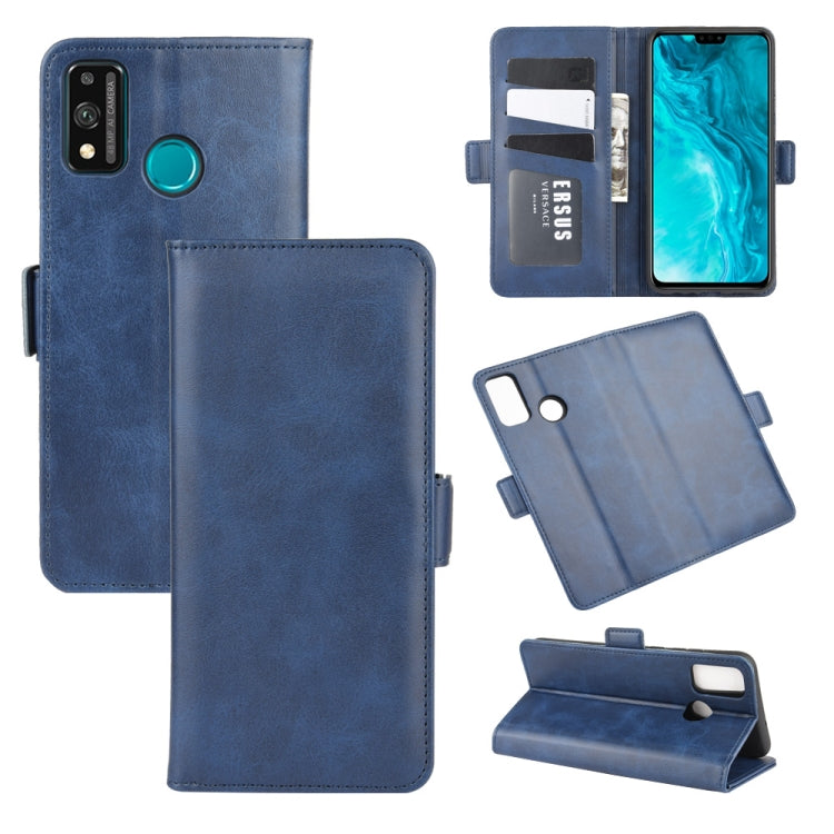 For Huawei Honor 9X lite Dual-side Magnetic Buckle Horizontal Flip Leather Case with Holder & Card Slots & Wallet