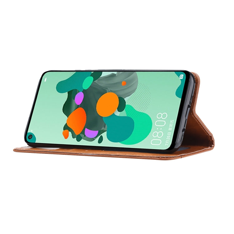 For Xiaomi Redmi Note 9/Redmi 10X Knead Skin Texture Horizontal Flip Leather Case , with Photo Frame & Holder & Card Slots & Wallet
