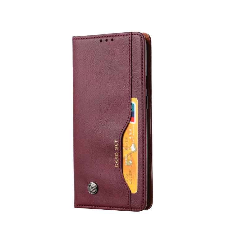 For OnePlus 8 Pro Knead Skin Texture Horizontal Flip Leather Case with Photo Frame & Holder & Card Slots & Wallet