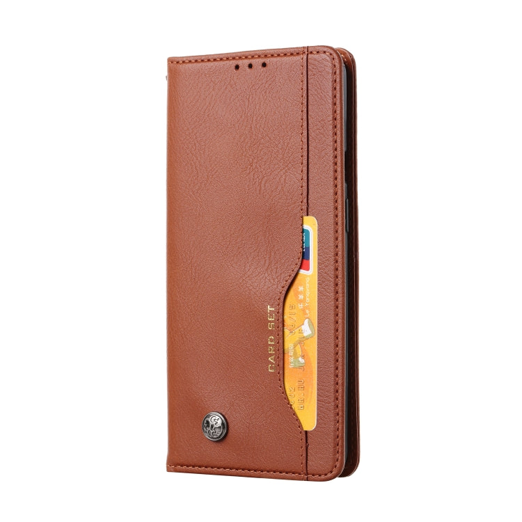 For OnePlus 8 Pro Knead Skin Texture Horizontal Flip Leather Case with Photo Frame & Holder & Card Slots & Wallet