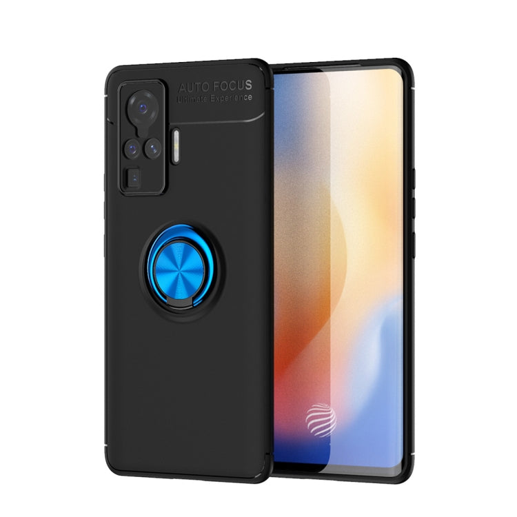 For VIVO X50 Pro Metal Ring Holder 360 Degree Rotating TPU Case