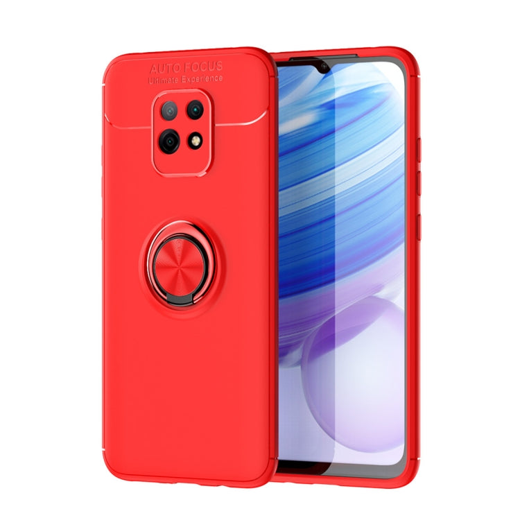 For Xiaomi Redmi 10X 5G Metal Ring Holder 360 Degree Rotating TPU Case