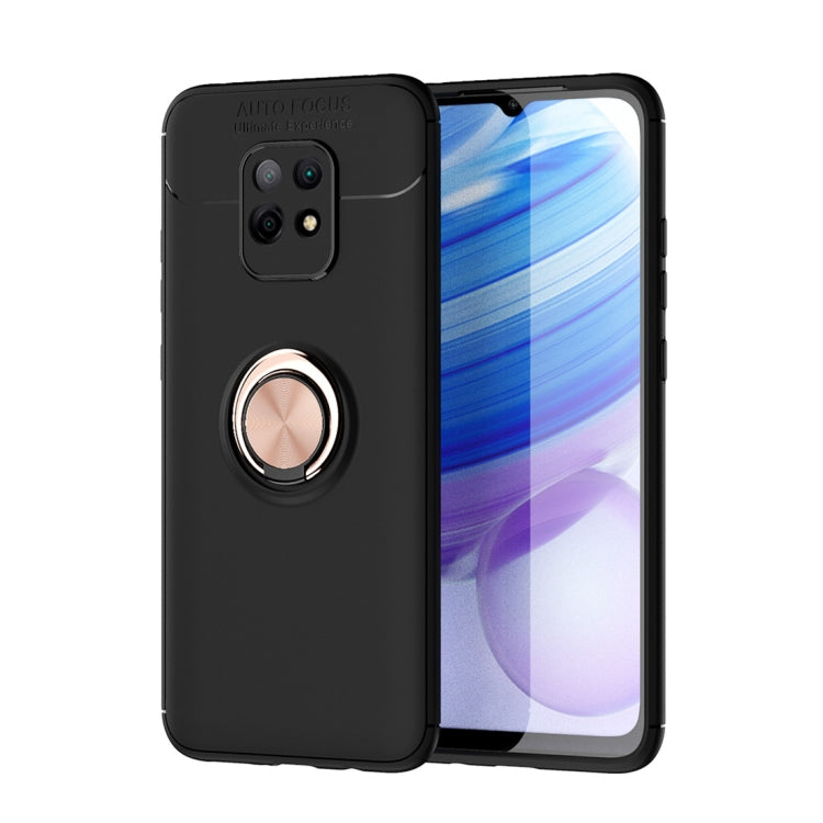 For Xiaomi Redmi 10X 5G Metal Ring Holder 360 Degree Rotating TPU Case