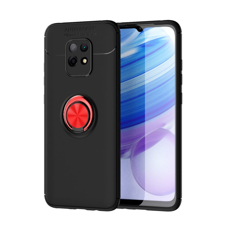 For Xiaomi Redmi 10X 5G Metal Ring Holder 360 Degree Rotating TPU Case