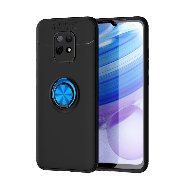 For Xiaomi Redmi 10X 5G Metal Ring Holder 360 Degree Rotating TPU Case