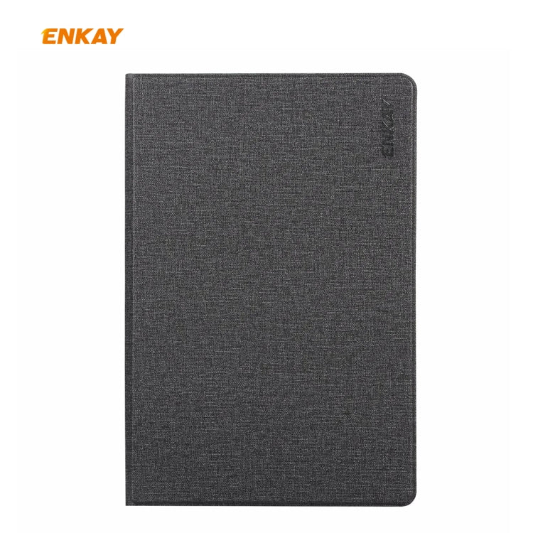 For Samsung Galaxy Tab S6 Lite P610 / P615 / Tab S6 Lite 2022 / P613 / P619 ENKAY Coarse Cloth Leather Smart Tablet Case