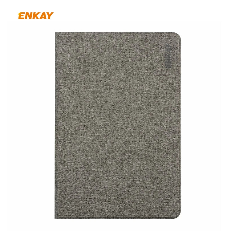 For Samsung Galaxy Tab S6 Lite P610 / P615 / Tab S6 Lite 2022 / P613 / P619 ENKAY Coarse Cloth Leather Smart Tablet Case