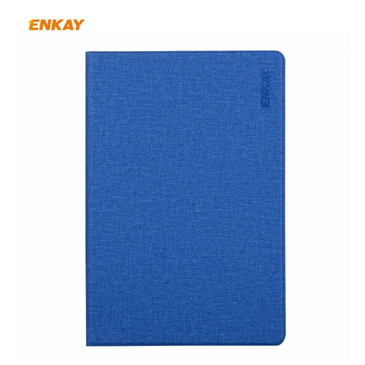 For Samsung Galaxy Tab S6 Lite P610 / P615 / Tab S6 Lite 2022 / P613 / P619 ENKAY Coarse Cloth Leather Smart Tablet Case