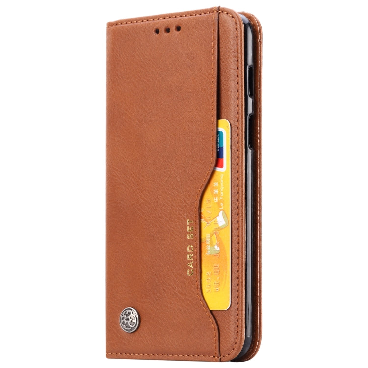 Knead Skin Texture Horizontal Flip Leather Case for OnePlus 6, with Photo Frame & Holder & Card Slots & Wallet