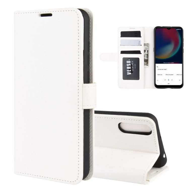 For Wiko view 4/ 4 lite R64 Texture Single Horizontal Flip Protective Case with Holder & Card Slots & Wallet& Photo Frame