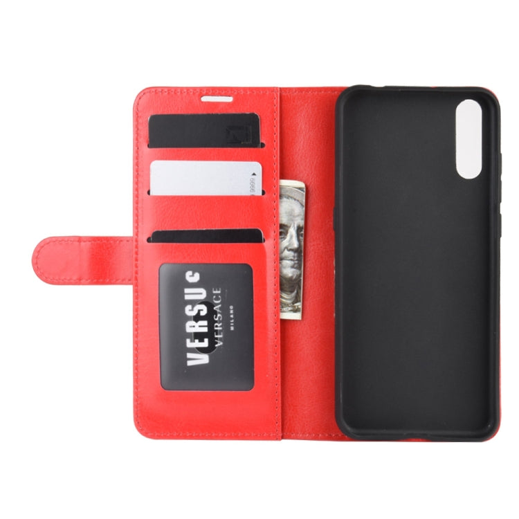 For Wiko view 4/ 4 lite R64 Texture Single Horizontal Flip Protective Case with Holder & Card Slots & Wallet& Photo Frame