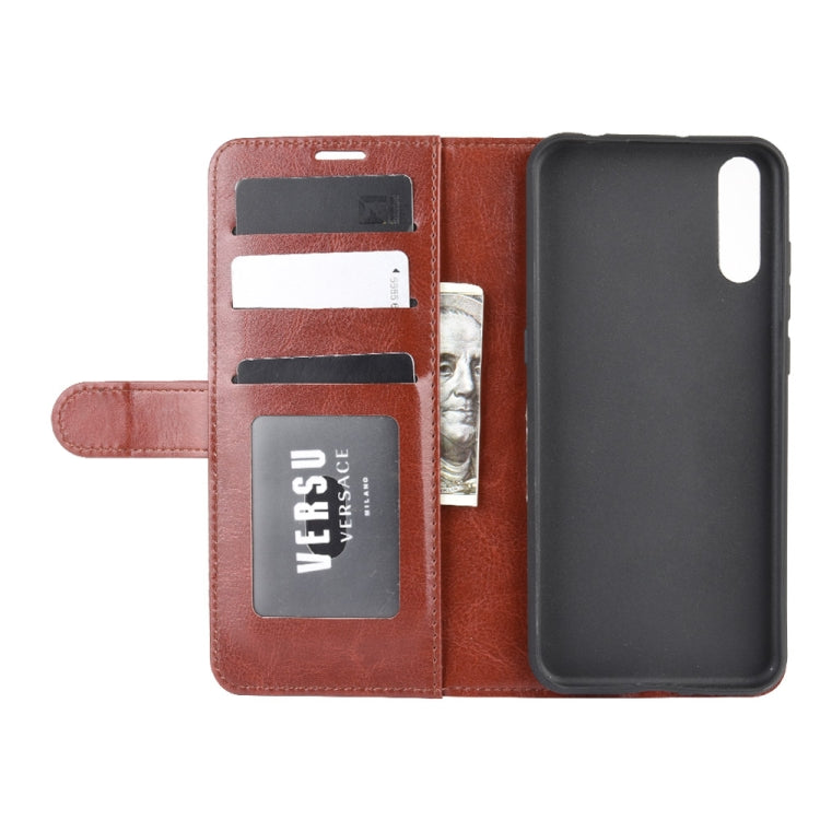 For Wiko view 4/ 4 lite R64 Texture Single Horizontal Flip Protective Case with Holder & Card Slots & Wallet& Photo Frame