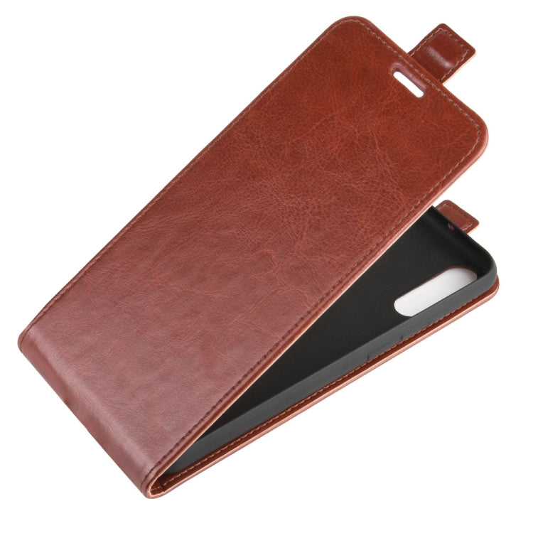 For Wiko view 4/ 4 lite R64 Texture Single Vertical Flip Leather Protective Case with Card Slots & Photo Frame