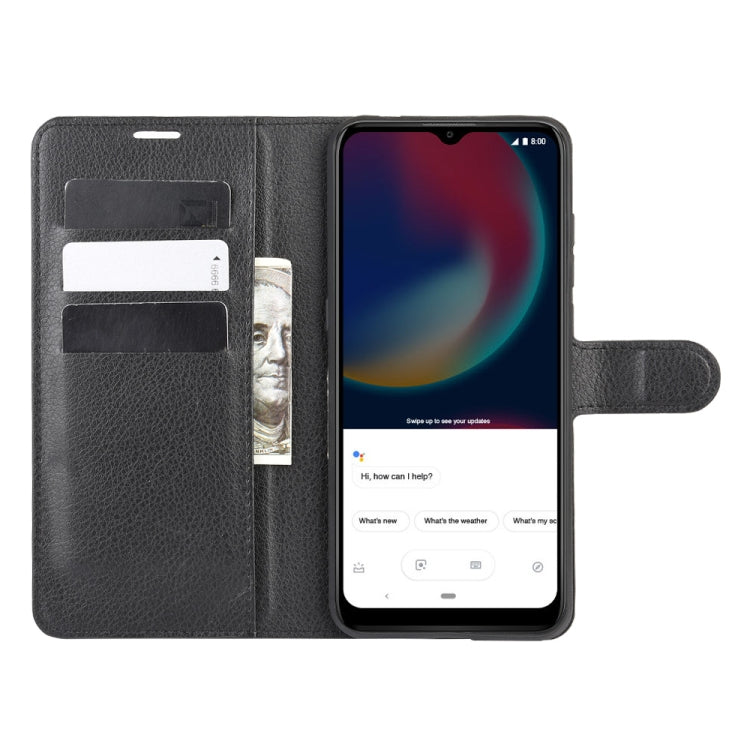 For Wiko view 4/ 4 lite Litchi Texture Horizontal Flip Protective Case with Holder & Card Slots & Wallet