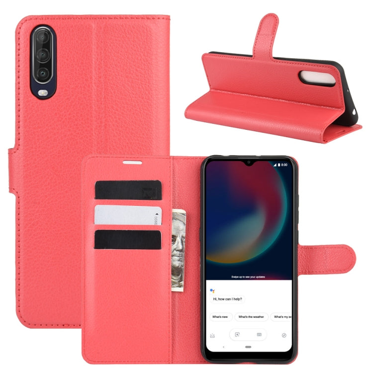 For Wiko view 4/ 4 lite Litchi Texture Horizontal Flip Protective Case with Holder & Card Slots & Wallet
