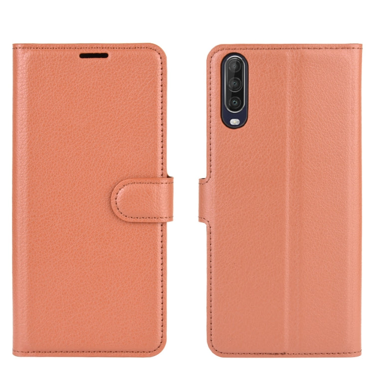 For Wiko view 4/ 4 lite Litchi Texture Horizontal Flip Protective Case with Holder & Card Slots & Wallet