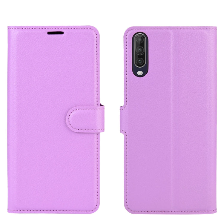 For Wiko view 4/ 4 lite Litchi Texture Horizontal Flip Protective Case with Holder & Card Slots & Wallet