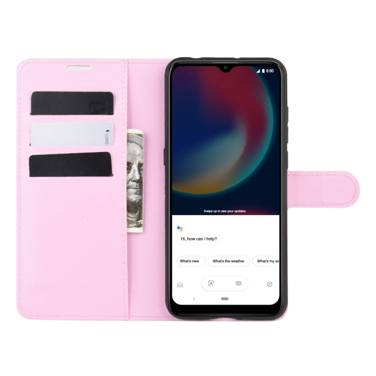 For Wiko view 4/ 4 lite Litchi Texture Horizontal Flip Protective Case with Holder & Card Slots & Wallet
