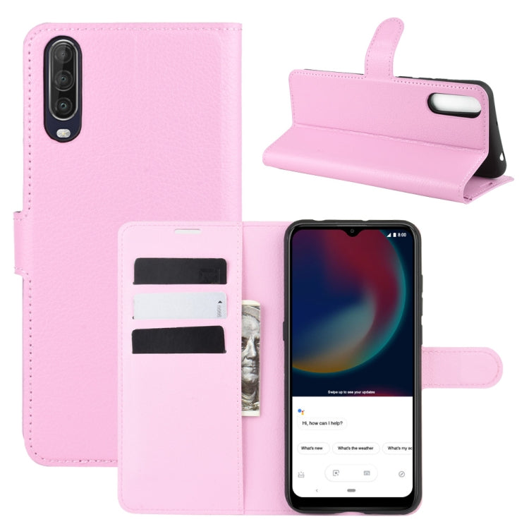 For Wiko view 4/ 4 lite Litchi Texture Horizontal Flip Protective Case with Holder & Card Slots & Wallet