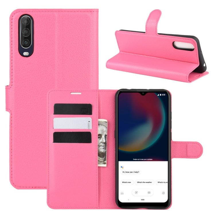 For Wiko view 4/ 4 lite Litchi Texture Horizontal Flip Protective Case with Holder & Card Slots & Wallet