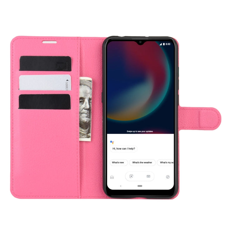 For Wiko view 4/ 4 lite Litchi Texture Horizontal Flip Protective Case with Holder & Card Slots & Wallet