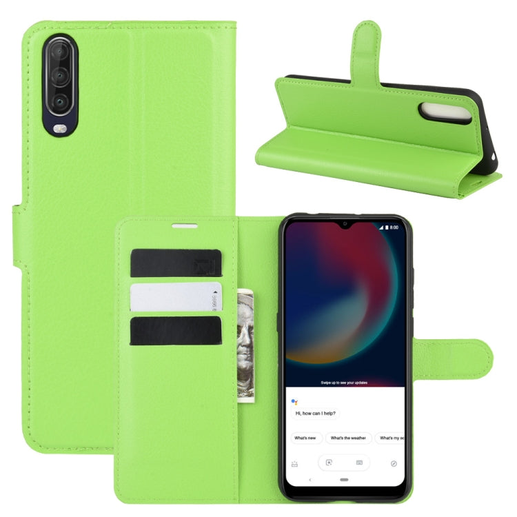 For Wiko view 4/ 4 lite Litchi Texture Horizontal Flip Protective Case with Holder & Card Slots & Wallet