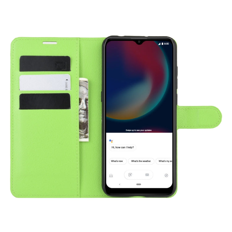 For Wiko view 4/ 4 lite Litchi Texture Horizontal Flip Protective Case with Holder & Card Slots & Wallet