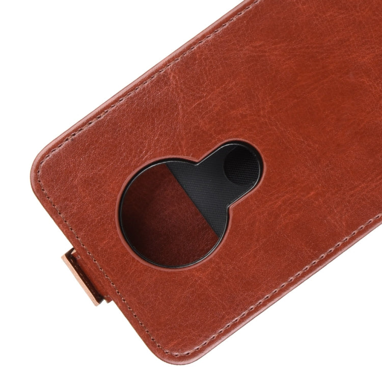 For Nokia 5.3 R64 Texture Single Vertical Flip Leather Protective Case with Card Slots & Photo Frame