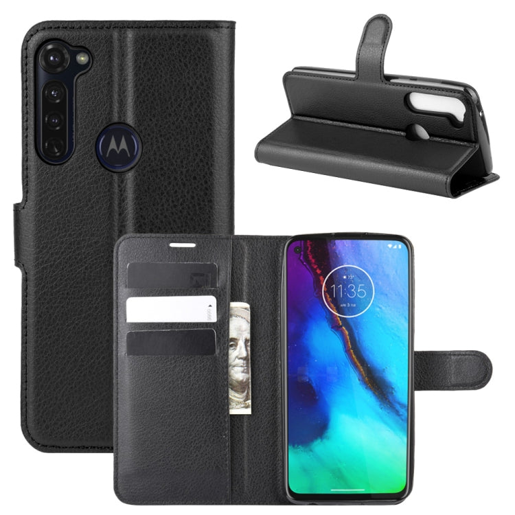 For Motorola Moto G Stylus Litchi Texture Horizontal Flip Protective Case with Holder & Card Slots & Wallet