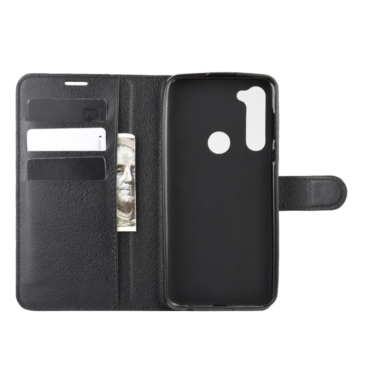 For Motorola Moto G Stylus Litchi Texture Horizontal Flip Protective Case with Holder & Card Slots & Wallet