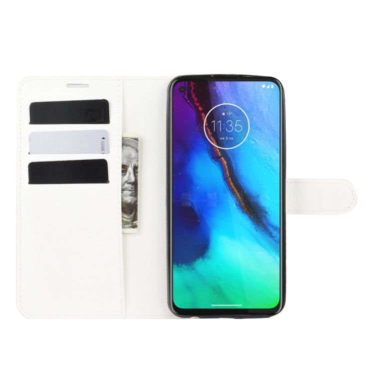 For Motorola Moto G Stylus Litchi Texture Horizontal Flip Protective Case with Holder & Card Slots & Wallet