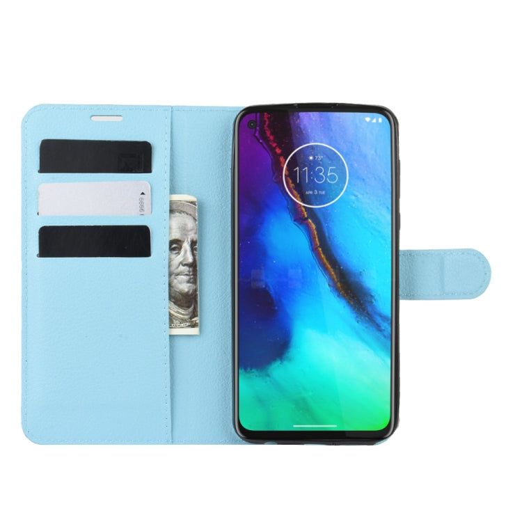 For Motorola Moto G Stylus Litchi Texture Horizontal Flip Protective Case with Holder & Card Slots & Wallet