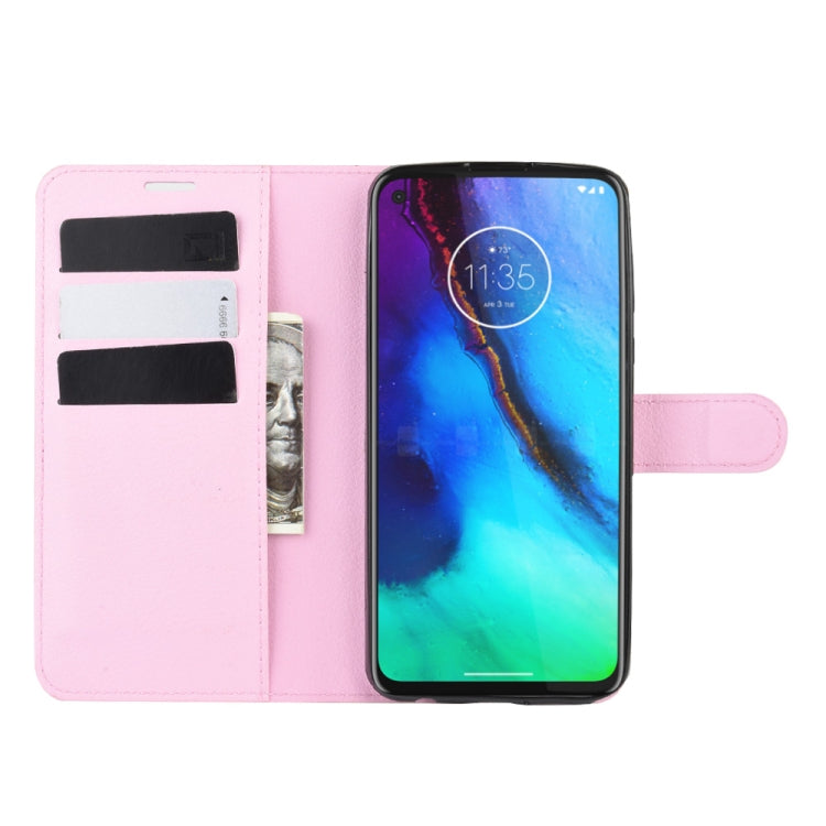 For Motorola Moto G Stylus Litchi Texture Horizontal Flip Protective Case with Holder & Card Slots & Wallet