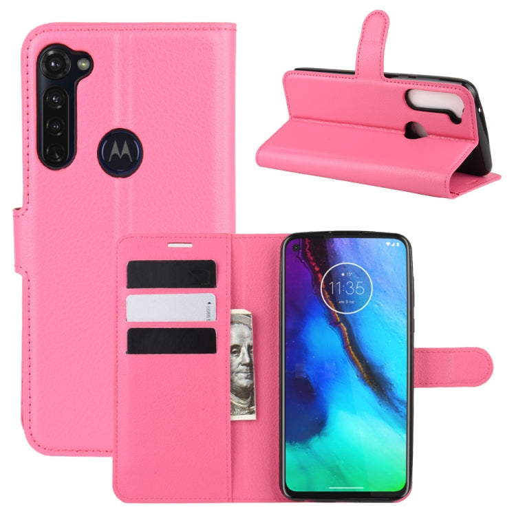 For Motorola Moto G Stylus Litchi Texture Horizontal Flip Protective Case with Holder & Card Slots & Wallet