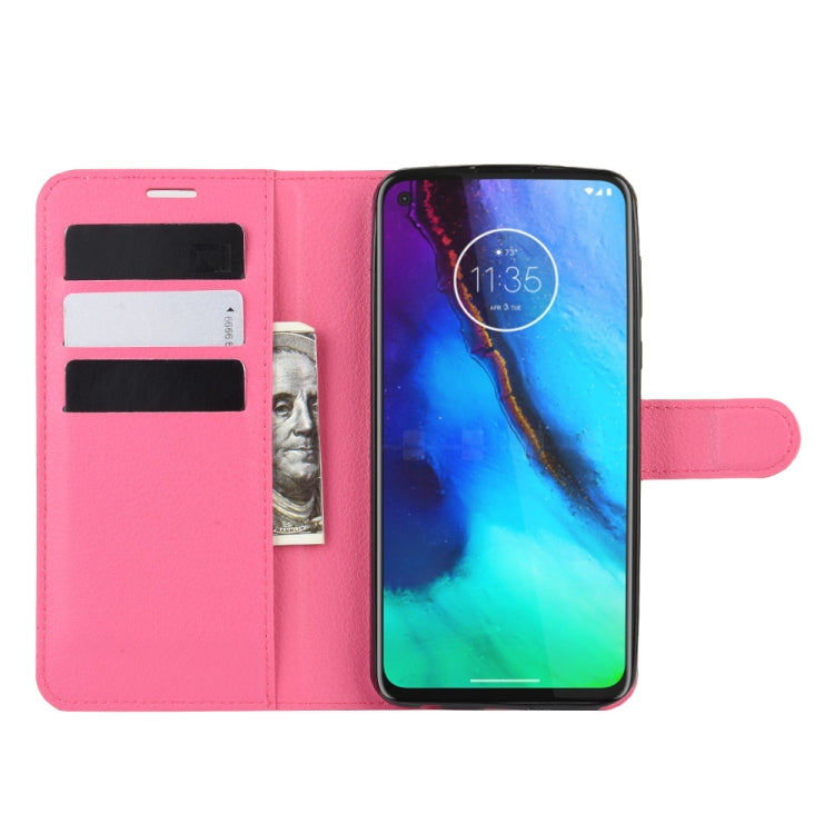For Motorola Moto G Stylus Litchi Texture Horizontal Flip Protective Case with Holder & Card Slots & Wallet