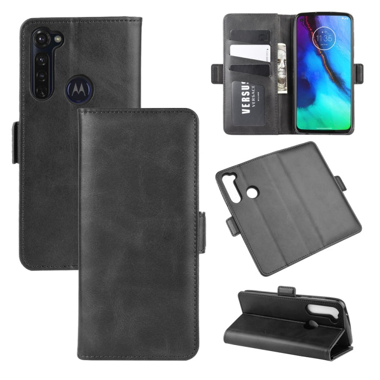 For Motorola Moto G Stylus Dual-side Magnetic Buckle Horizontal Flip Leather Case with Holder & Card Slots & Wallet