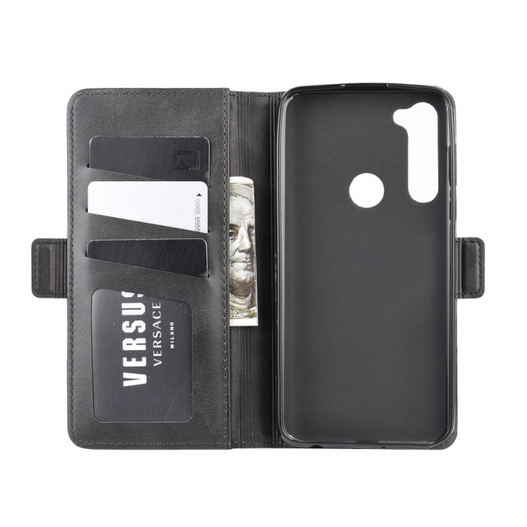 For Motorola Moto G Stylus Dual-side Magnetic Buckle Horizontal Flip Leather Case with Holder & Card Slots & Wallet