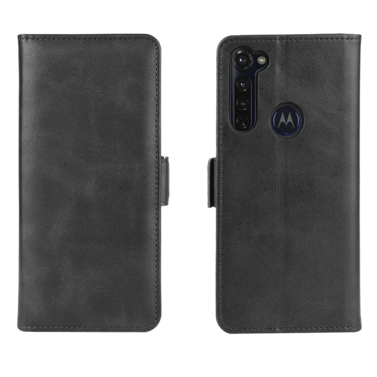 For Motorola Moto G Stylus Dual-side Magnetic Buckle Horizontal Flip Leather Case with Holder & Card Slots & Wallet