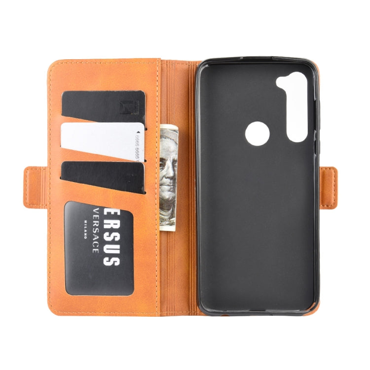For Motorola Moto G Stylus Dual-side Magnetic Buckle Horizontal Flip Leather Case with Holder & Card Slots & Wallet