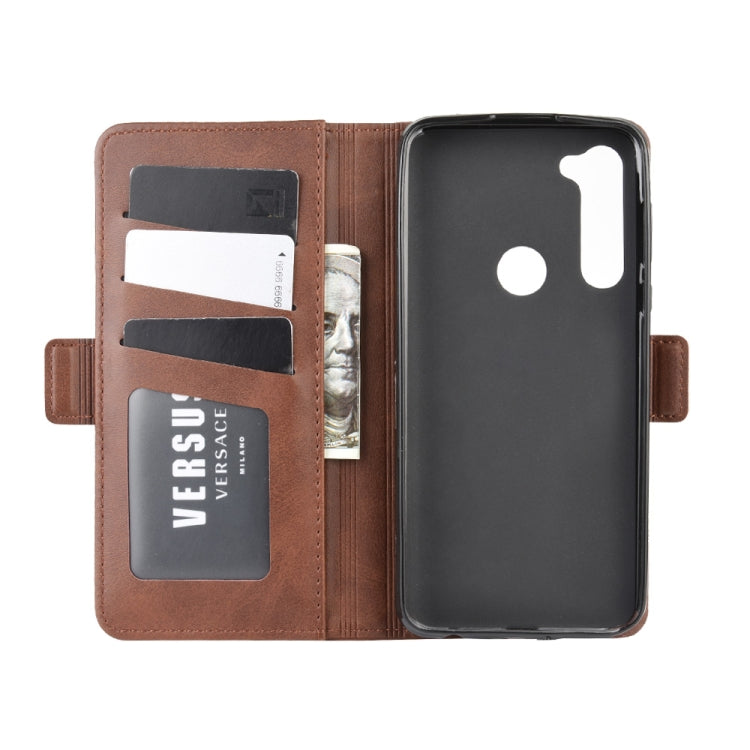 For Motorola Moto G Stylus Dual-side Magnetic Buckle Horizontal Flip Leather Case with Holder & Card Slots & Wallet