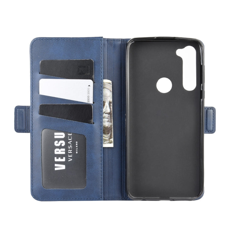 For Motorola Moto G Stylus Dual-side Magnetic Buckle Horizontal Flip Leather Case with Holder & Card Slots & Wallet