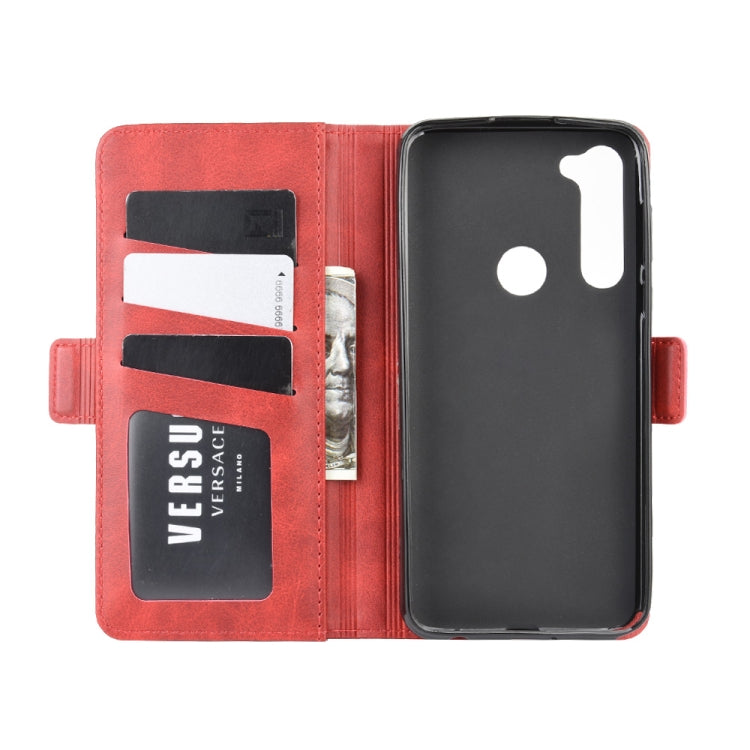 For Motorola Moto G Stylus Dual-side Magnetic Buckle Horizontal Flip Leather Case with Holder & Card Slots & Wallet
