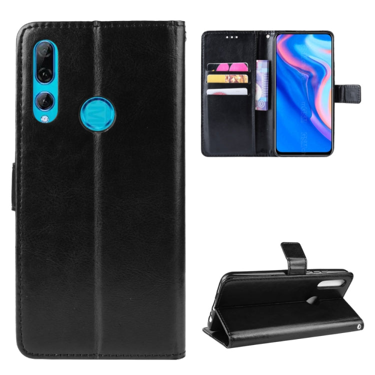 Retro Crazy Horse Texture Horizontal Flip Leather Case for Huawei Y9 Prime (2019), with Holder & Card Slots & Photo Frame