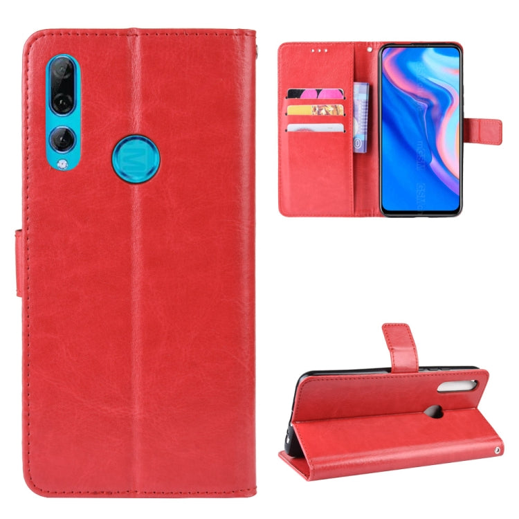 Retro Crazy Horse Texture Horizontal Flip Leather Case for Huawei Y9 Prime (2019), with Holder & Card Slots & Photo Frame