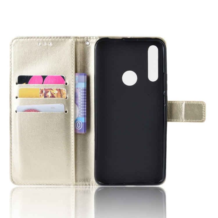 Retro Crazy Horse Texture Horizontal Flip Leather Case for Huawei Y9 Prime (2019), with Holder & Card Slots & Photo Frame