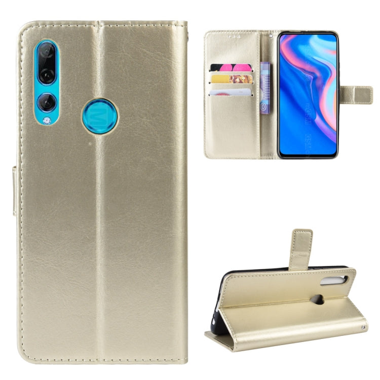 Retro Crazy Horse Texture Horizontal Flip Leather Case for Huawei Y9 Prime (2019), with Holder & Card Slots & Photo Frame