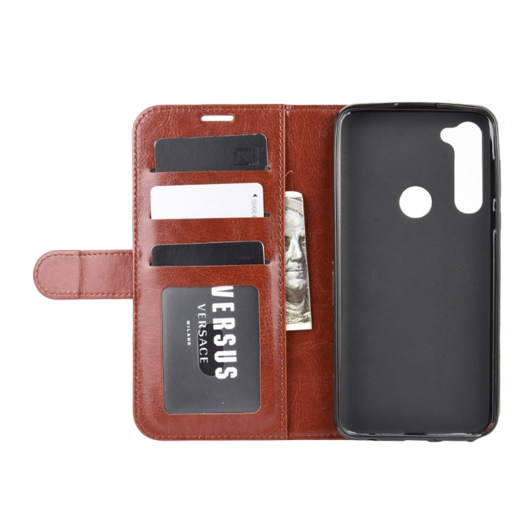 For Motorola Moto G Stylus R64 Texture Single Horizontal Flip Protective Case with Holder & Card Slots & Wallet& Photo Frame